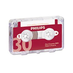 Audio and Dictation Mini Cassette, 30 Minutes (15 x 2), 10/Pack