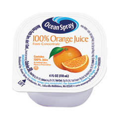 100% Juice, Orange, 4 oz Cup, 48/Box, Delivered 1-4 Business Days