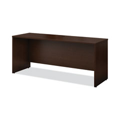 Series C Collection 72W Credenza Shell, Mocha Cherry/Graphite Gray