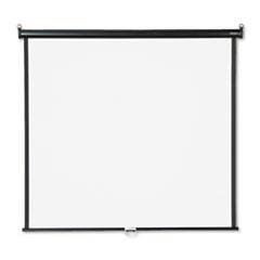 Wall or Ceiling Projection Screen, 60 x 60, White Matte, Black Matte Casing