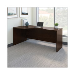 Series C Collection Left Corner Desk Module, 71.13" x 35.5" x 29.88", Hansen Cherry/Graphite Gray