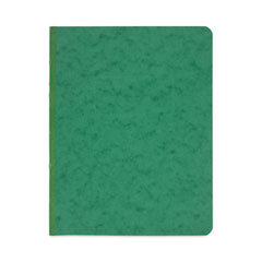 Pressboard Report Cover with Tyvek Reinforced Hinge, Two-Piece Prong Fastener, 3" Capacity, 8.5 x 11, Dark Green/Dark Green