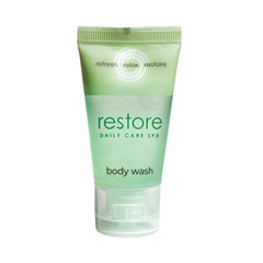 Restore Body Wash, Clean Scent, 1 oz Tube, 288/Carton