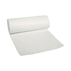 Linear Low Density Can Liners, 30 gal, 0.5 mil, 30" x 36", White, 10 Bags/Roll, 20 Rolls/Carton