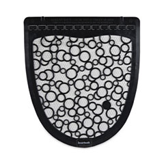 Urinal Mat 2.0, Rubber, 17.5 x 20, Black/White, 6/Carton