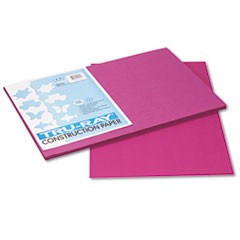 Tru-Ray Construction Paper, 76lb, 12 x 18, Magenta, 50/Pack