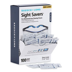 Sight Savers Premoistened Lens Cleaning Tissues, 8 x 5, 100/Box