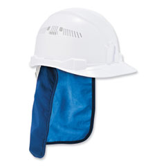 Chill-Its 6717CT Cooling Hard Hat Pad and Neck Shade - PVA, 12.5 x 9.75, Blue, Ships in 1-3 Business Days