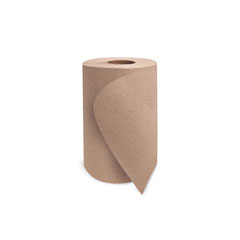 Morsoft Universal Roll Towels, 1-Ply, 7.88" x 300 ft, Brown, 12 Rolls/Carton