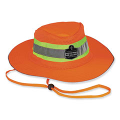 GloWear 8935 Hi-Vis Ranger Sun Hat, Polyester, Large/X-Large, Orange, Ships in 1-3 Business Days