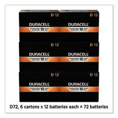 CopperTop Alkaline D Batteries, 72/Carton