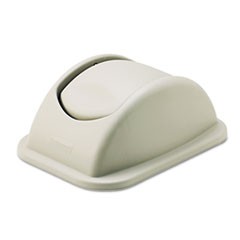 Rectangular Free-Swinging Plastic Lids, Beige