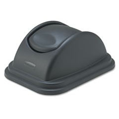 Rectangular Free-Swinging Plastic Lids, Black