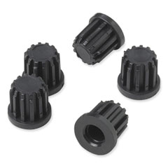 Task Master Tubular Base Inserts, Black, 5/Set