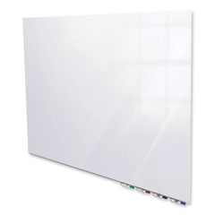 Aria Low Profile Magnetic Glass Whiteboard, 96 x 48, White Surface, Ships in 7-10 Business Days