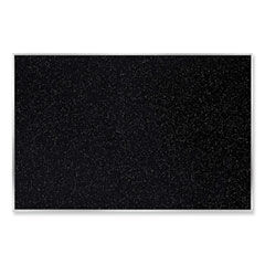 Satin Aluminum-Frame Recycled Rubber Bulletin Boards, 72.5 x 48.5, Confetti Surface, Ships in 7-10 Business Days