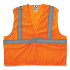 GloWear 8205HL Class 2 Super Economy Mesh Vest, Polyester, Orange, X-Small, Ships in 1-3 Business Days