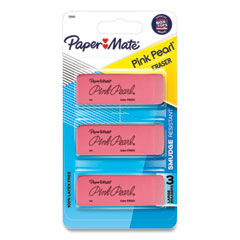 ERASER,PEARL MED 3PK,PK