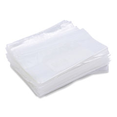 Reclosable Food Storage Bags, 1 qt, 1.75 mil, 7" x 8", Clear, 500/Box