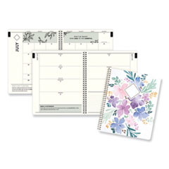 GreenPath Academic Year Weekly/Monthly Planner, GreenPath Art, 11 x 9.87, Floral Cover, 12-Month (July to June): 2023 to 2024