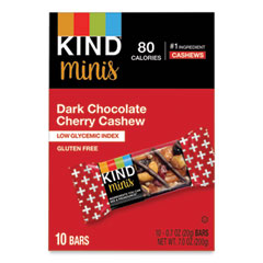 Minis, Dark Chocolate Cherry Cashew, 0.7 oz, 10/Pack