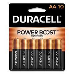 Power Boost CopperTop Alkaline AA Batteries, 10/Pack