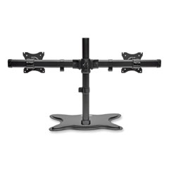 Dual Desktop Monitor Stand, For 13" to 27" Monitors, 31.69" x 10" x 18.11", Black, Supports 26 lb