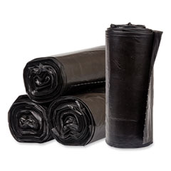 Eco Strong Plus Can Liners, 40 gal, 1.7 mil, 40 x 46, Black, 100/Carton