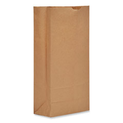 Grocery Paper Bags, 50 lb Capacity, #25, 8.25" x 5.94" x 16.13", Kraft, 500 Bags