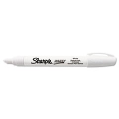 Permanent Paint Marker, Medium Bullet Tip, White