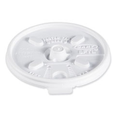 Lift n' Lock Plastic Hot Cup Lids, Fits 8 oz Cups, White, 1,000/Carton