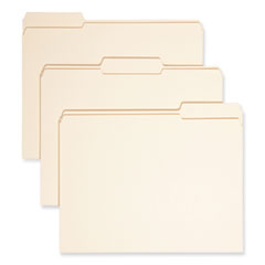 Expandable Heavyweight File Folders, 1/3-Cut Tabs: Assorted, Letter Size, 1.5" Expansion, Manila, 50/Box