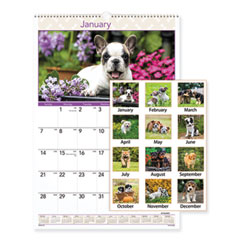 At-A-Glance Puppies Wall Calendar