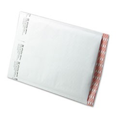Jiffylite Self-Seal Bubble Mailer, #4, Barrier Bubble Air Cell Cushion, Self-Adhesive Closure, 9.5 x 14.5, White, 100/Carton