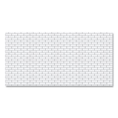 Fadeless Paper Roll, 50 lb Bond Weight, 48 x 50 ft, White Subway Tile