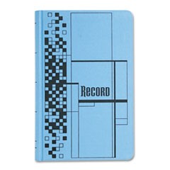 Record Ledger Book, Blue Cloth Cover, 500 7 1/4 x 11 3/4 Pages