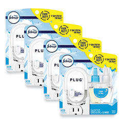 PLUG Air Freshener Warmer Start Kit, 6.54 x 2.99 x 5.98, Clear/White, 4/Carton