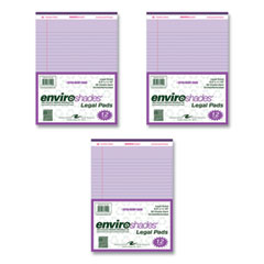 Enviroshades Legal Notepads, 50 Orchid 8.5 x 11.75 Sheets, 72 Notepads/Carton, Ships in 4-6 Business Days