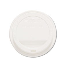 Traveler Drink-Thru Lids, White, 1000/Carton