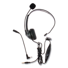 ZuM ZuM350M Monaural Over The Head Headset, Black