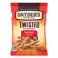 Pretzels, Seasoned, 2.25 oz Bag, 36/Carton