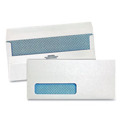 Redi-Seal Security-Tint Envelope, Address Window, #10, Commercial Flap, Redi-Seal Closure, 4.13 x 9.5, White, 500/Box