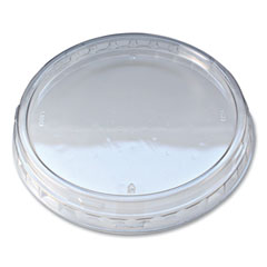 Recycleware� Round Deli Container Lids, Clear, Plastic, 500/Carton