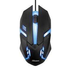 Ratchet Gaming Mouse, USB, Left/Right Hand Use, Black