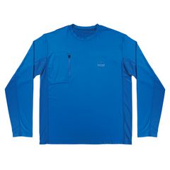 Chill-Its 6689 Cooling Long Sleeve Sun Shirt with UV Protection, 3X-Large, Blue, Ships in 1-3 Business Days