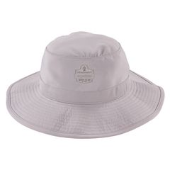 Chill-Its 8939 Cooling Bucket Hat, Polyester/Spandex, One Size Fits Most, Gray, Ships in 1-3 Business Days