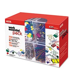 Club Clip Pack, 80 Ideal, 45 Binder, 350 Jumbo Paper Clips, 150 Push Pins