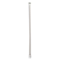 Wrapped Giant Straws, 10.25", Polypropylene, Red/White Striped, 1,200/Carton