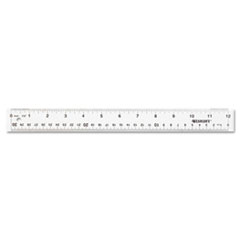 Clear Flexible Acrylic Ruler, Standard/Metric, 12" Long, Clear