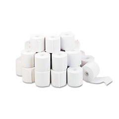 Impact and Inkjet Print Bond Paper Rolls, 0.5" Core, 2.25" x 130 ft, White, 100/Carton